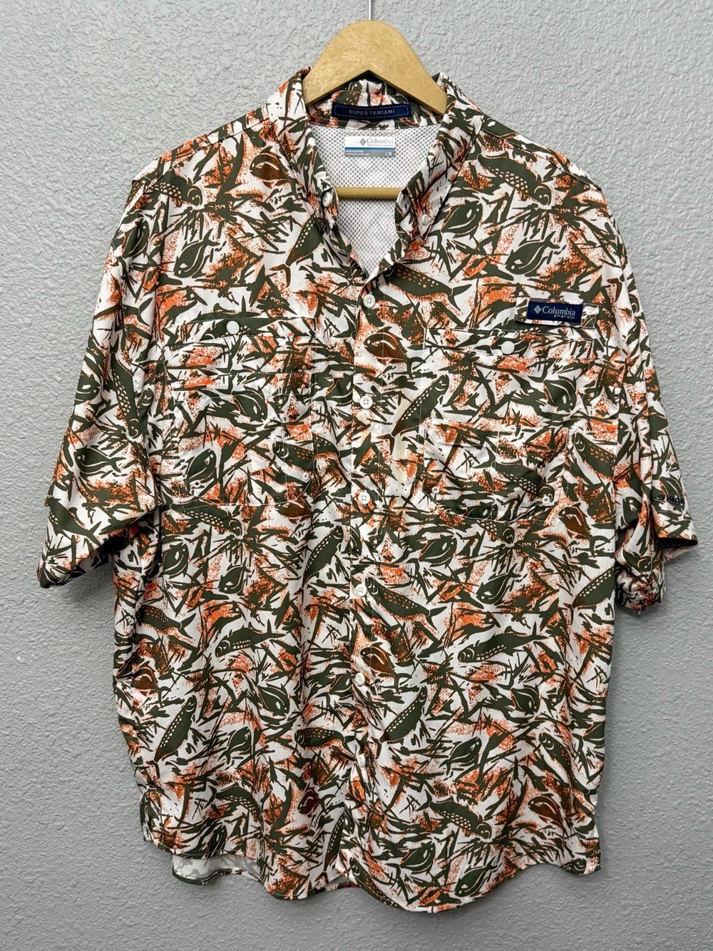 Columbia PFG | Super Tamiami Short Sleeve Shirt | Size Large